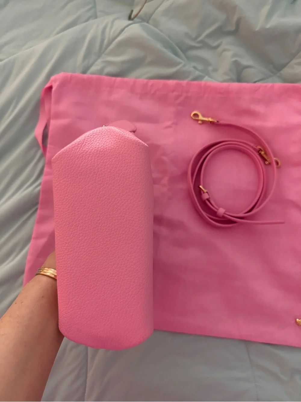 NWOT Stoney Clover Lane Pittsford Pouchette Crossbody Bag 19 Taffy